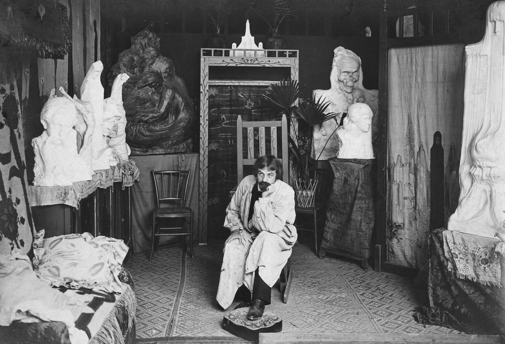 arte quimérico, pintura simbolista, vampiros de la guerra, castillos misteriosos.